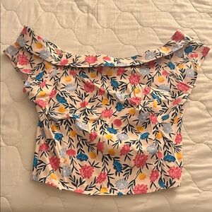 Collectif Clothing Vintage Floral Off-Shoulder Women's Top RARE